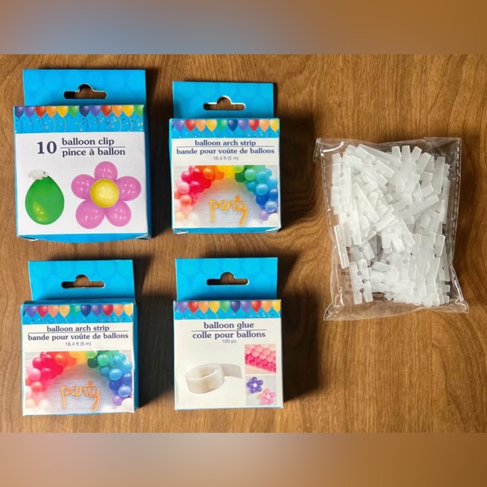 Balloon Clips, Strips & Glue